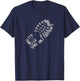 National Park Lover Leave only Footprints T Shirt T-Shirt - T-Shirt | Navy