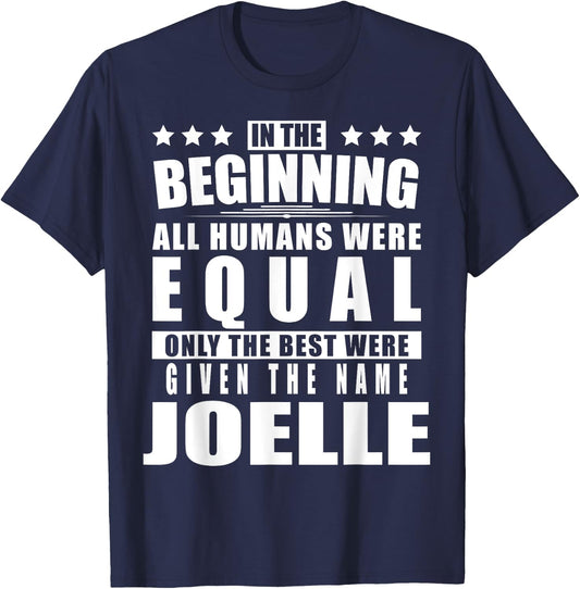 Name Joelle First Name Gifts - Funny Personalized Gift T-Shirt - T-Shirt | Navy