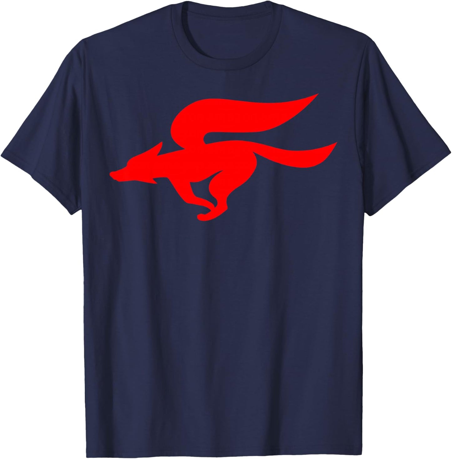 Nintendo Star Fox Retro Red Logo Graphic T-Shirt - T-Shirt | Navy