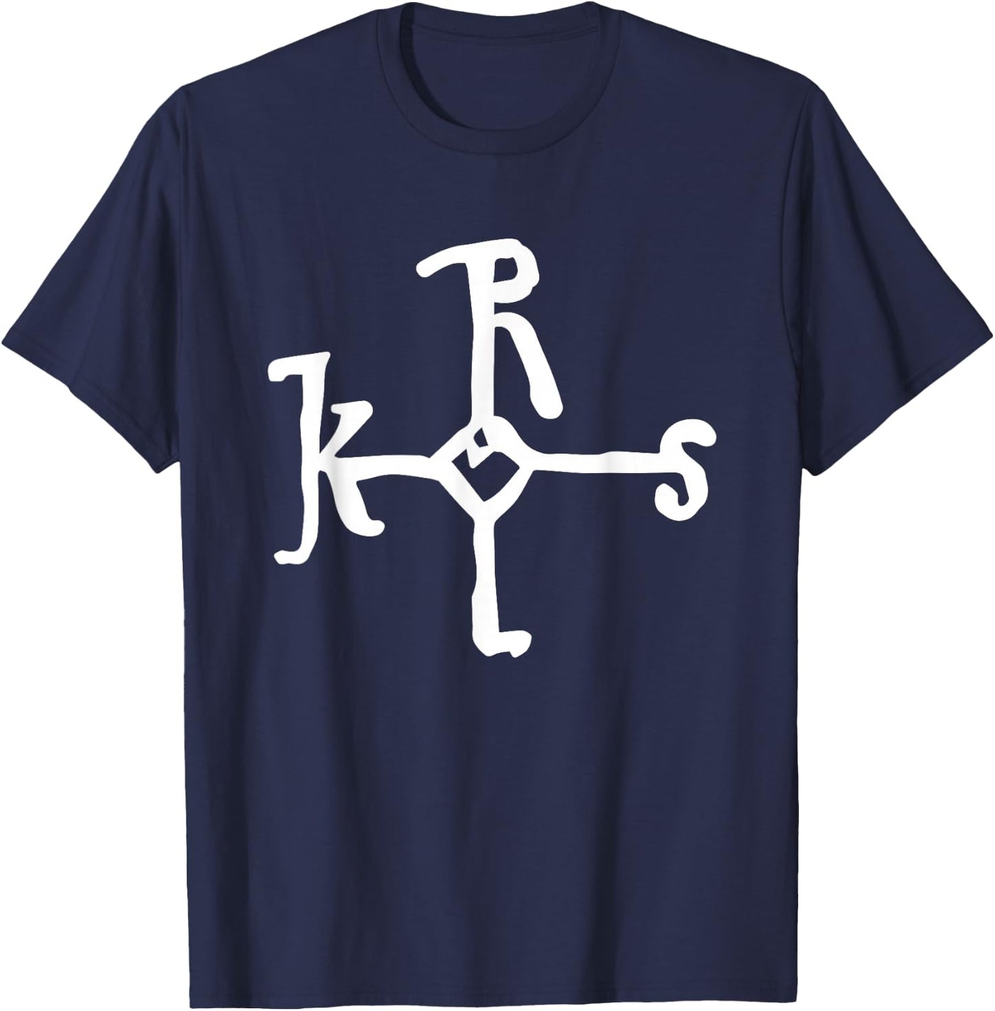 Charlemagne Shirt King Charles Monogram T-Shirt - T-Shirt | Navy