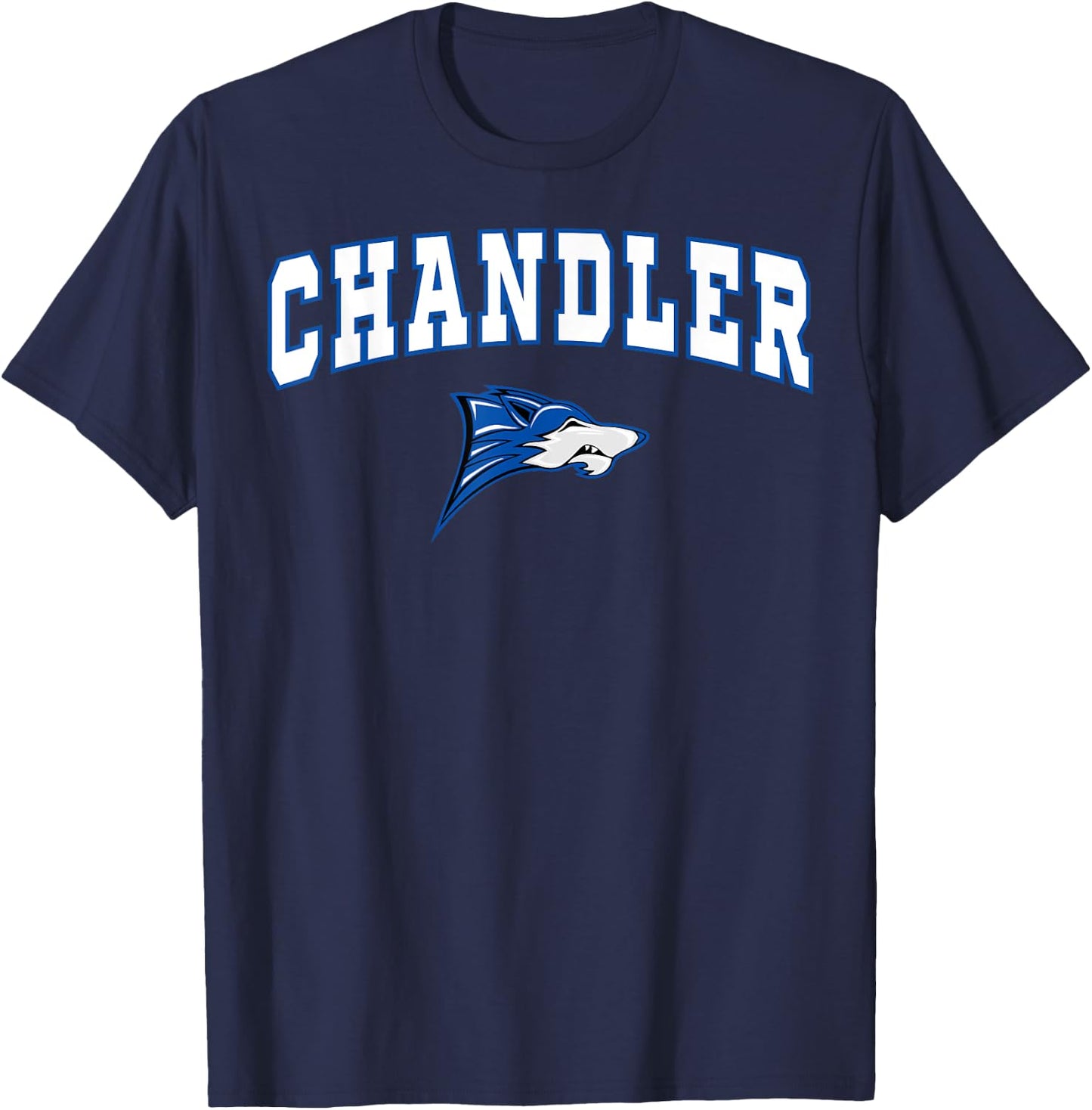 Chandler High School Wolves C2 T-Shirt - T-Shirt | Navy