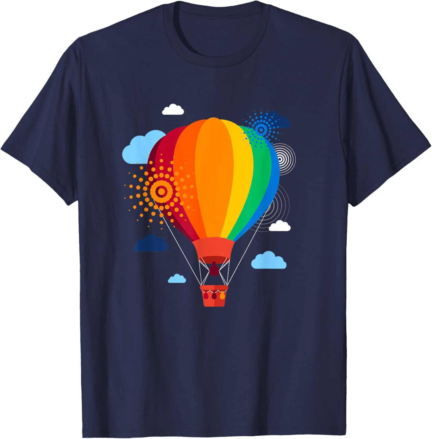 Hot Air Balloon Hot Air Balloon Rides Festival Shirt Medium Pink T-Shirt - T-Shirt | Navy