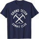 Grand Teton Summit Club | I climbed Grand Teton Wyoming T-Shirt - T-Shirt | Navy
