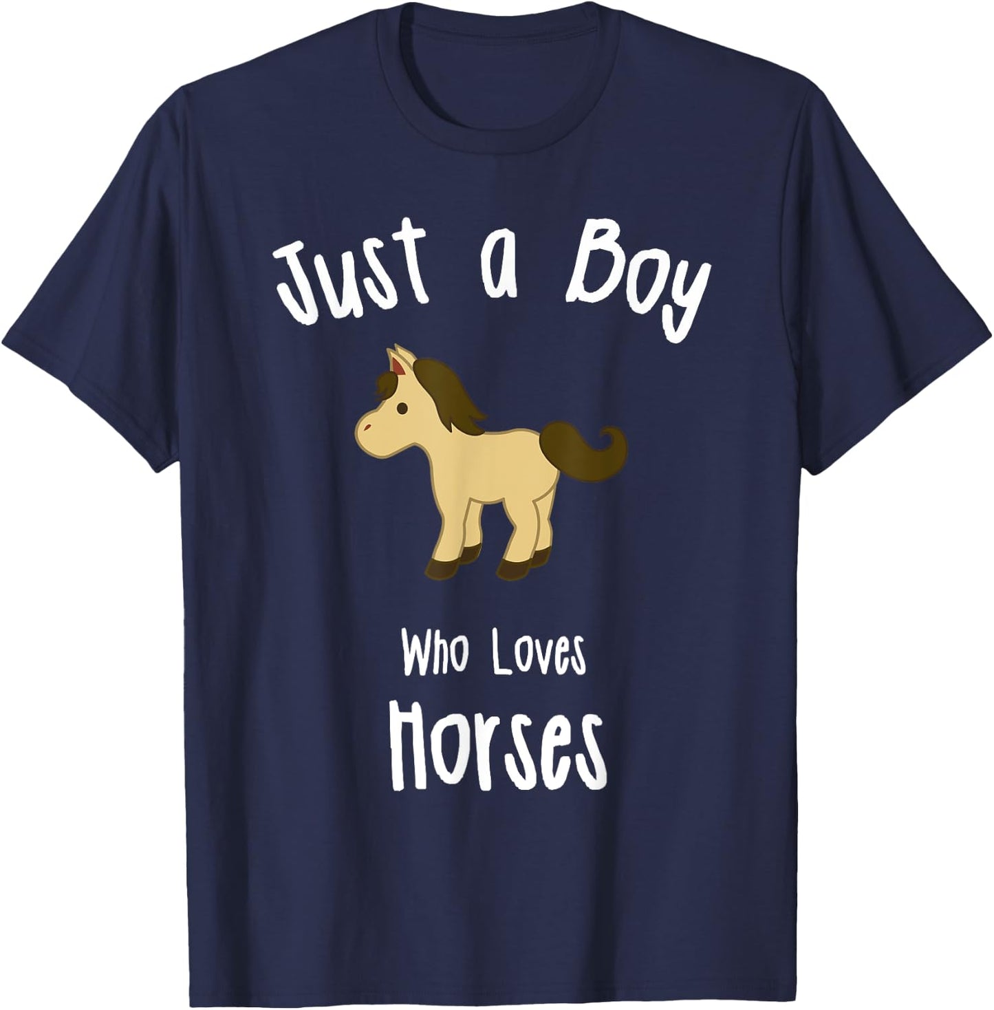 Boys Horse T-Shirt - T-Shirt | Navy