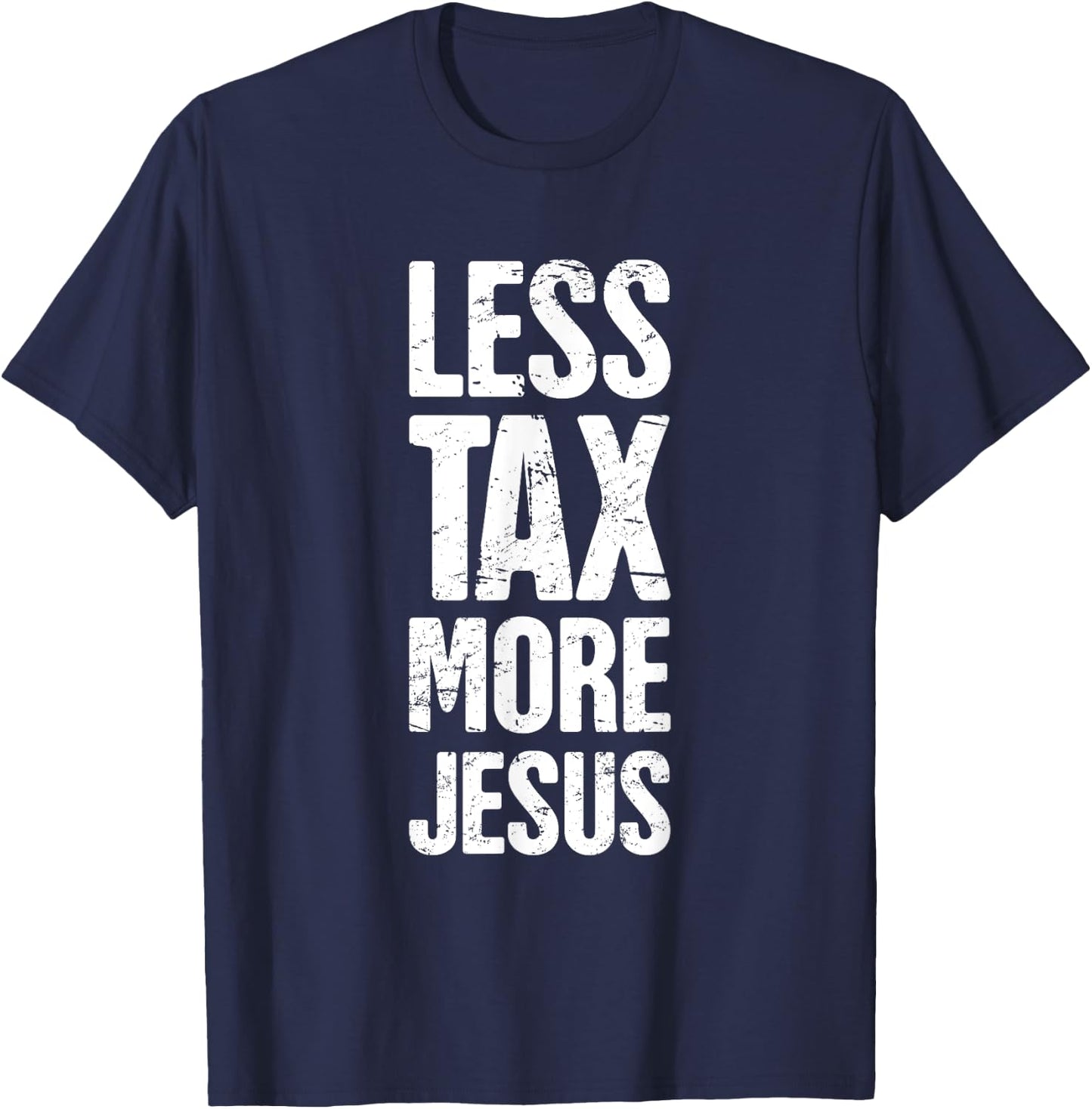 Christian Libertarian - Tax / Jesus T-Shirt - T-Shirt | Navy