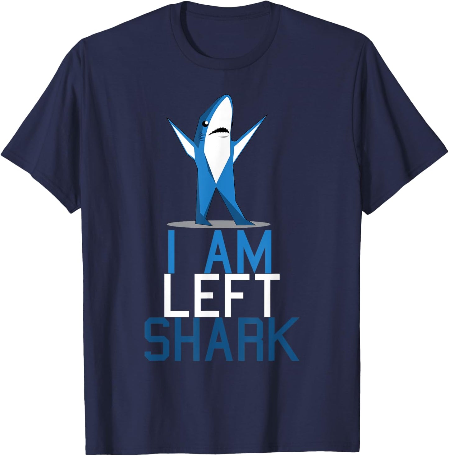 Left shark bad at dancing T-Shirt - T-Shirt | Navy