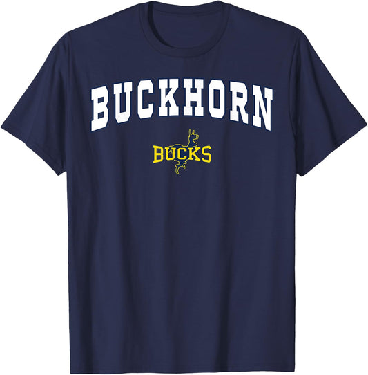 Buckhorn High School Bucks C2 T-Shirt - T-Shirt | Navy