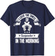 I Love The Smell Of Gunpowder In The Morning Gun T-Shirt - T-Shirt | Navy