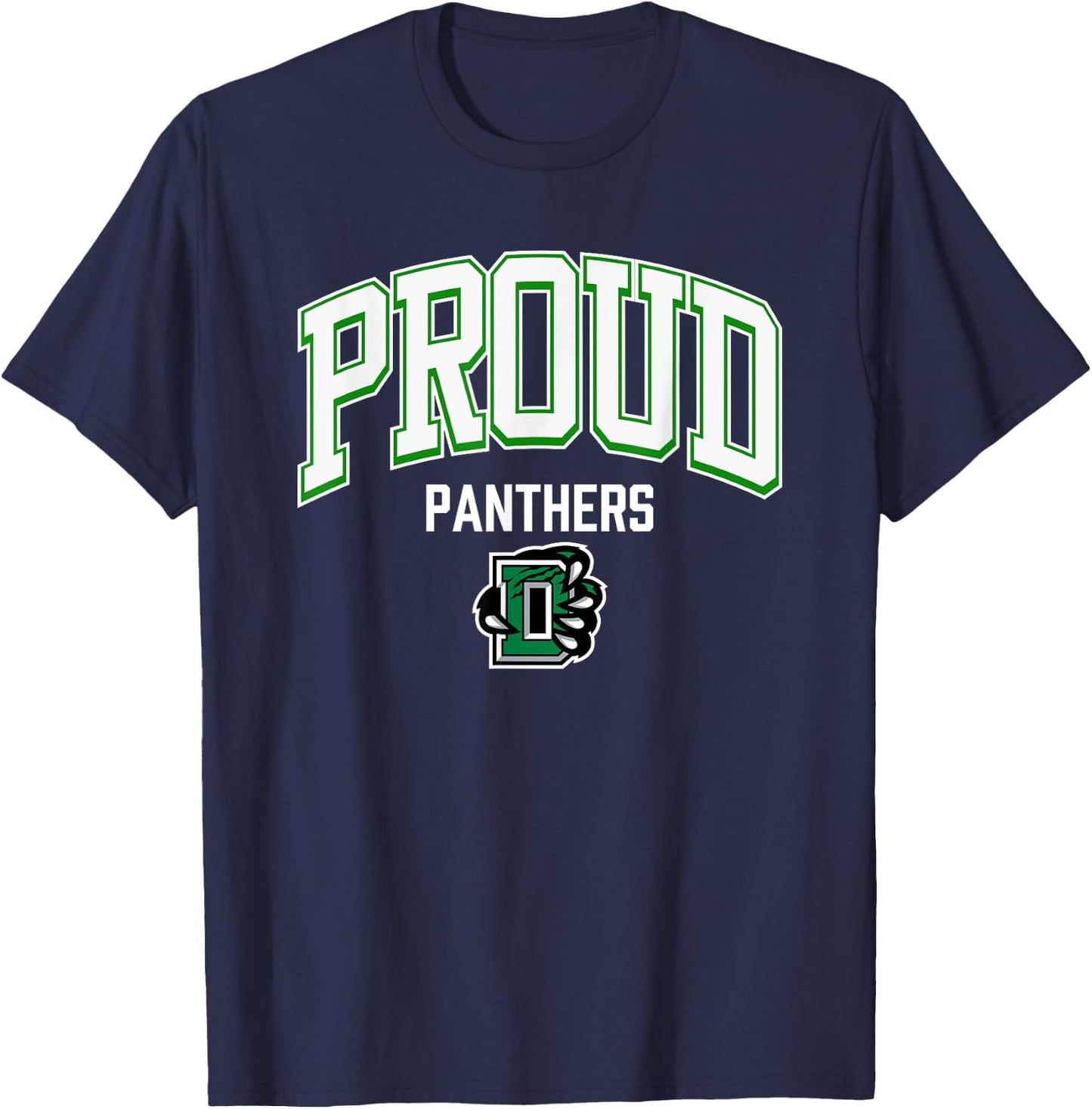 Derby Panthers Logo Proud HS T-Shirt - T-Shirt | Navy