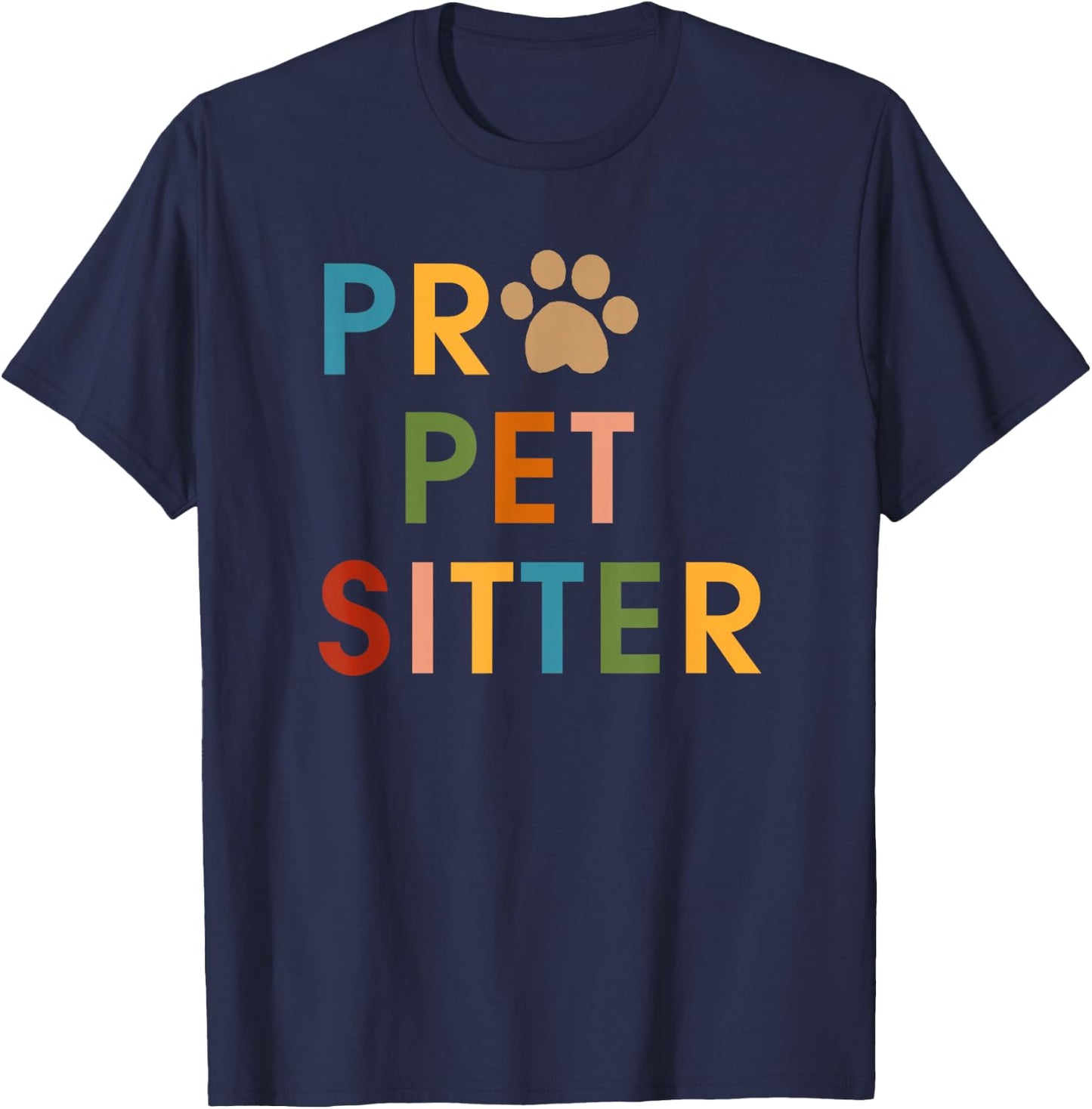 Pro Pet Sitter T-Shirt - T-Shirt | Navy