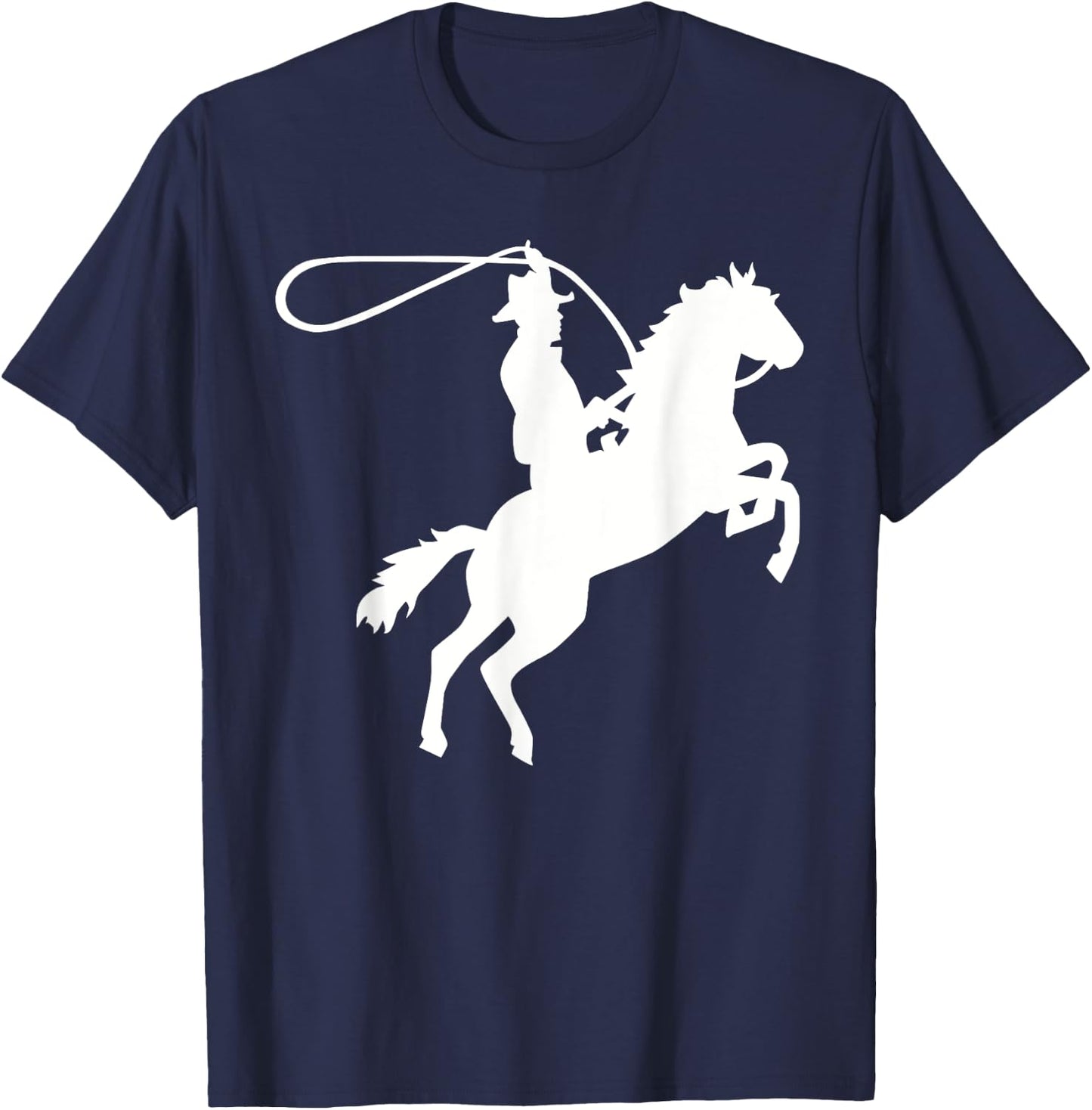 Cowboy with horse T-Shirt - T-Shirt | Navy