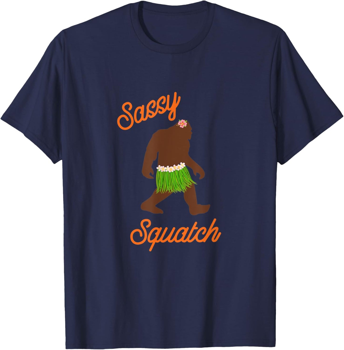 Sassy, Squatch, Female Sasquatch, Bigfoot T-Shirt - T-Shirt | Navy