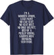I'm a Wooden Spoon Garden Hose Drinking Survivor T-Shirt - T-Shirt | Navy