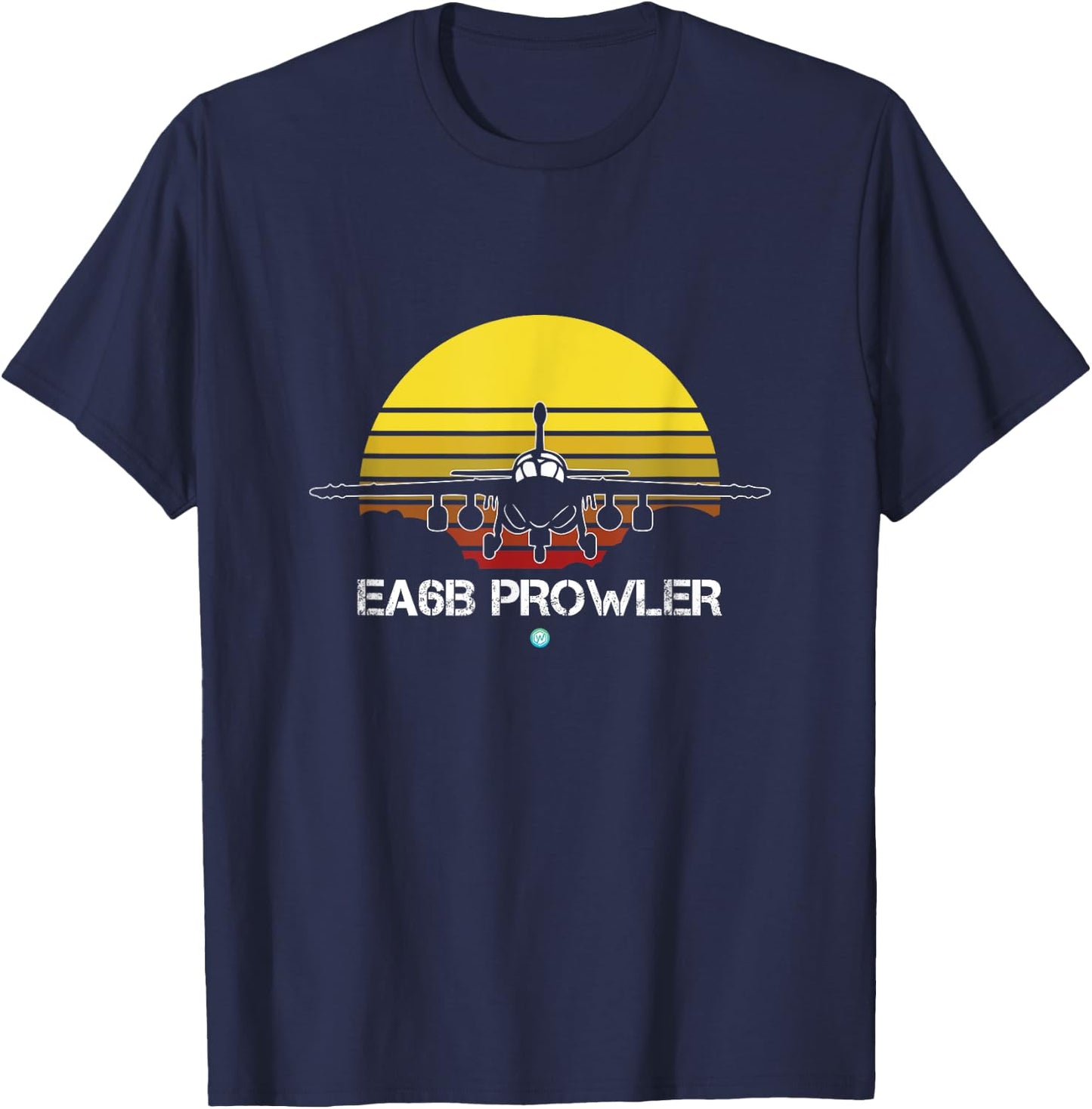 Vintage EA-6B Prowler Military Aircraft Shirt Gift T-Shirt - T-Shirt | Navy