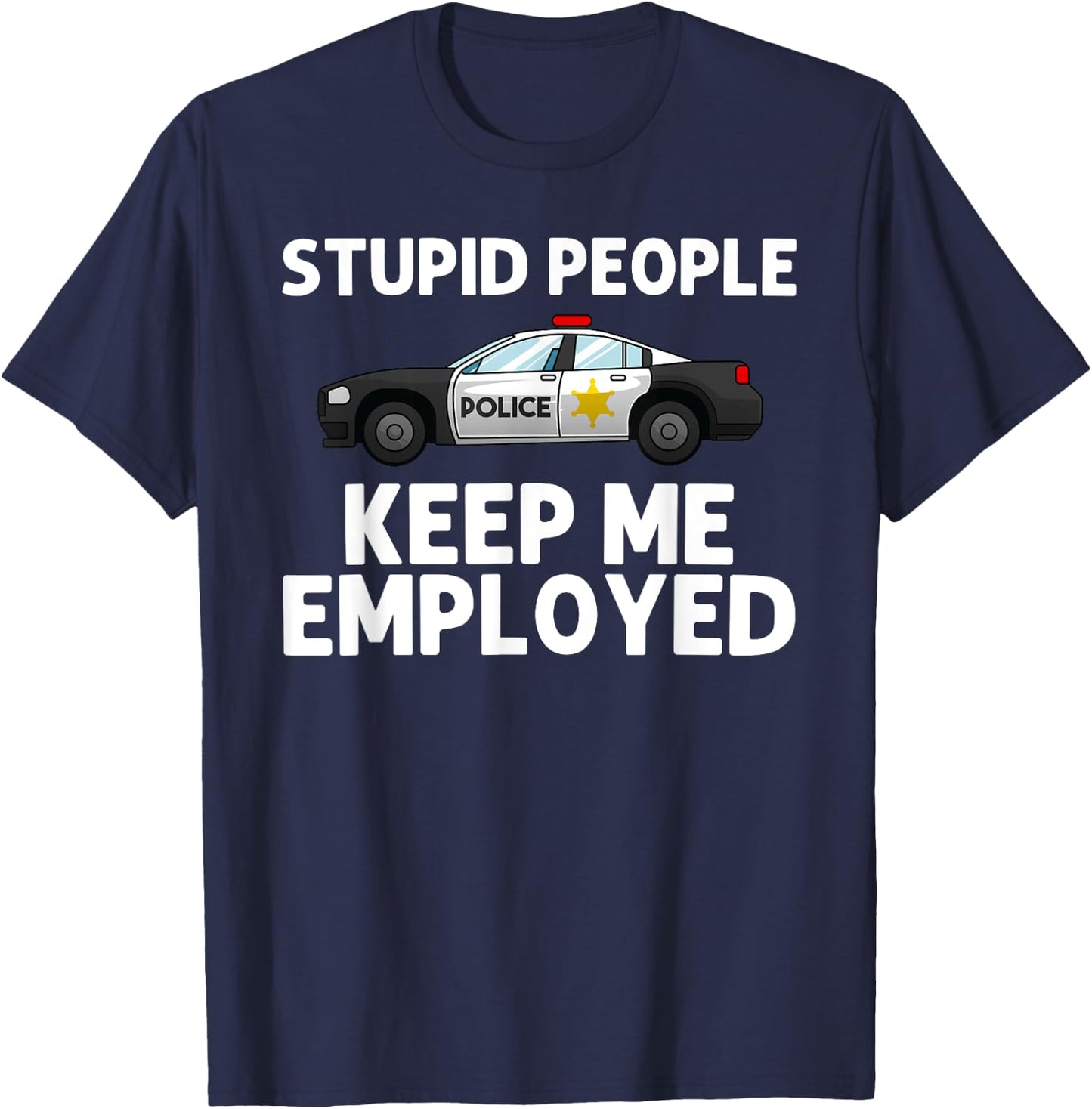 Police Art Women Cop Law Enforcement Police Officer T-Shirt - T-Shirt | Navy
