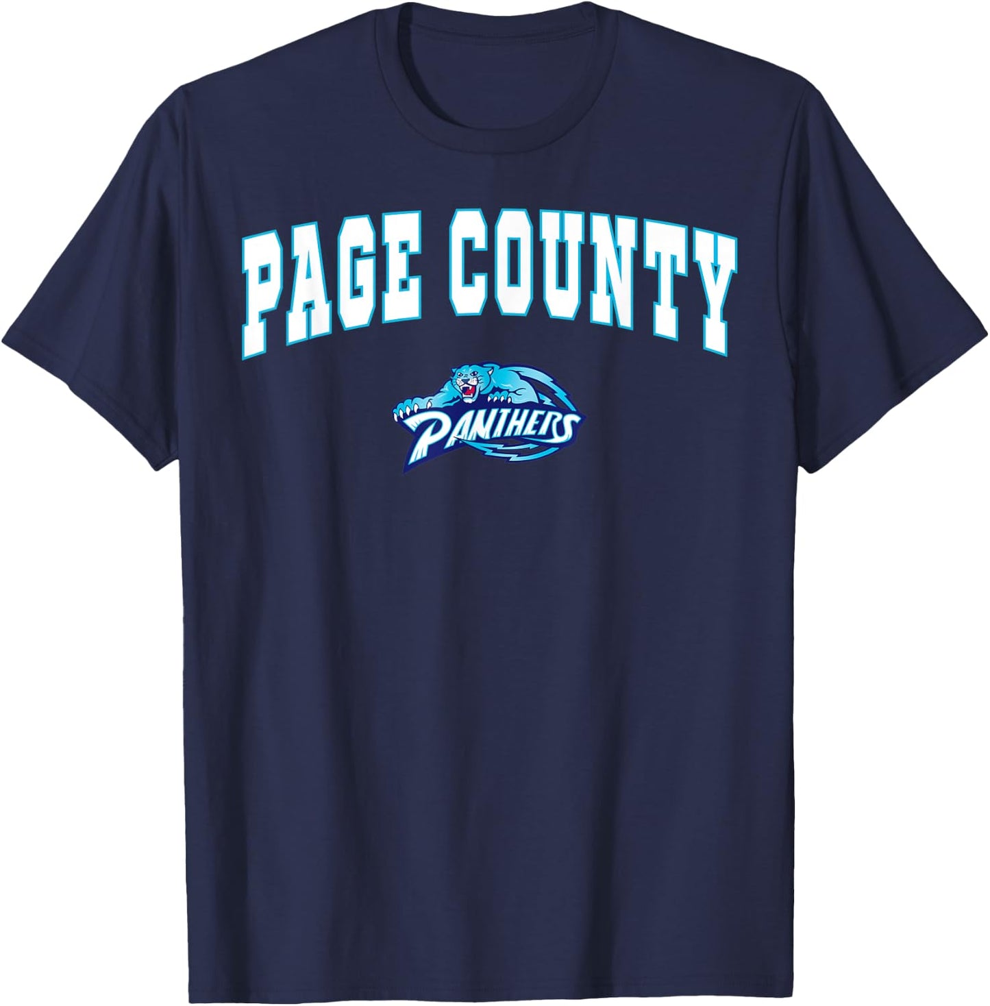 Page County High School Panthers C2 T-Shirt - T-Shirt | Navy