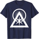 Illuminati All Seeing Eye Logo T-Shirt - T-Shirt | Navy