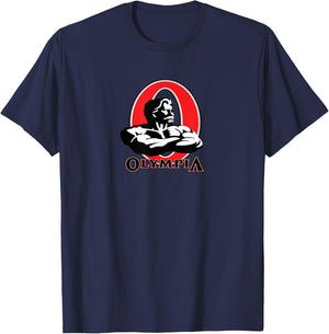 Mr olympia bodybuilding fitness gym T-Shirt - T-Shirt | Navy