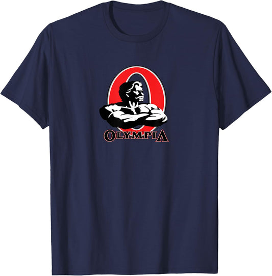 Mr olympia bodybuilding fitness gym T-Shirt - T-Shirt | Navy