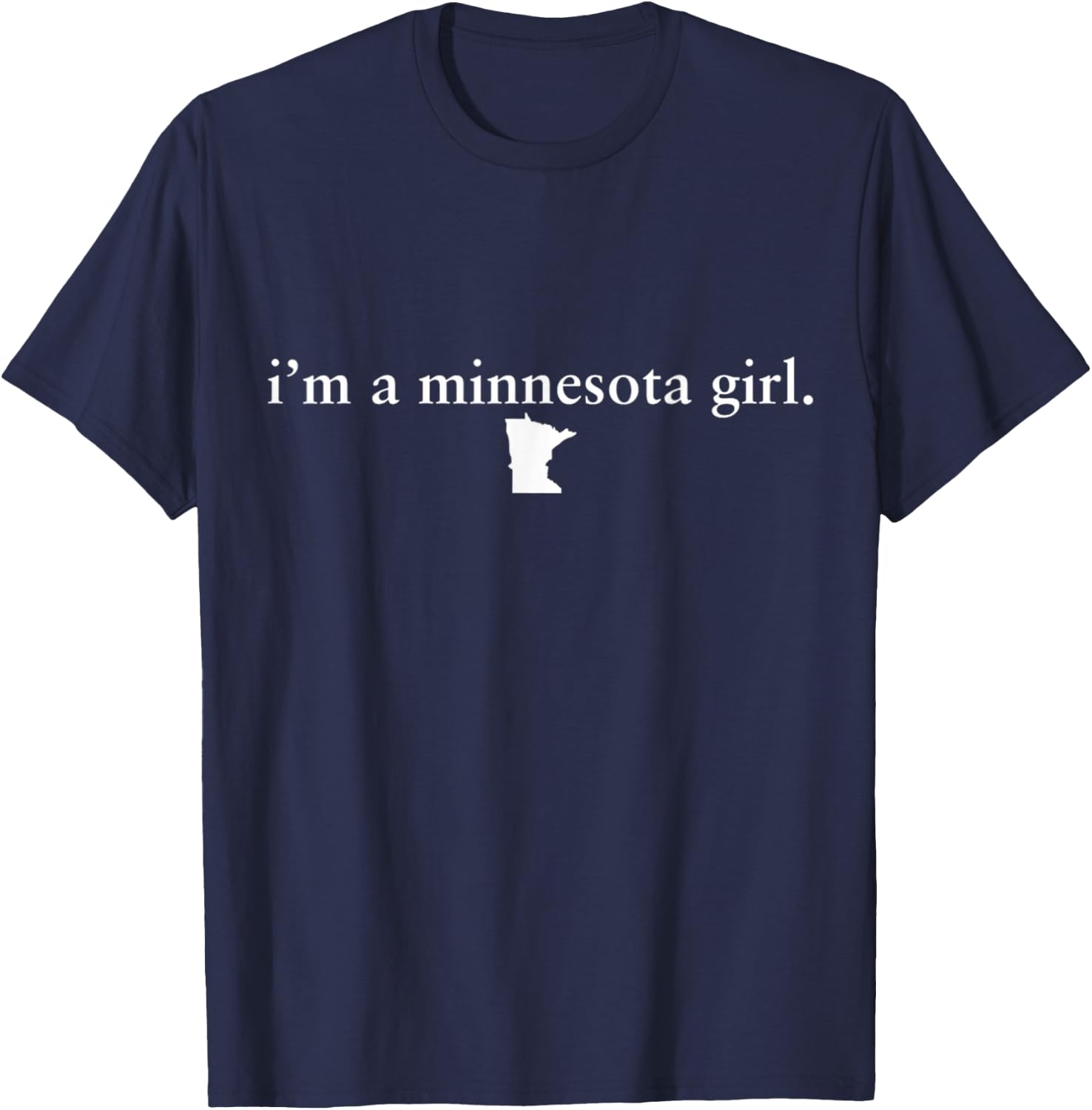Premium Minnesota State Minneapolis Home State T-Shirt - T-Shirt | Navy