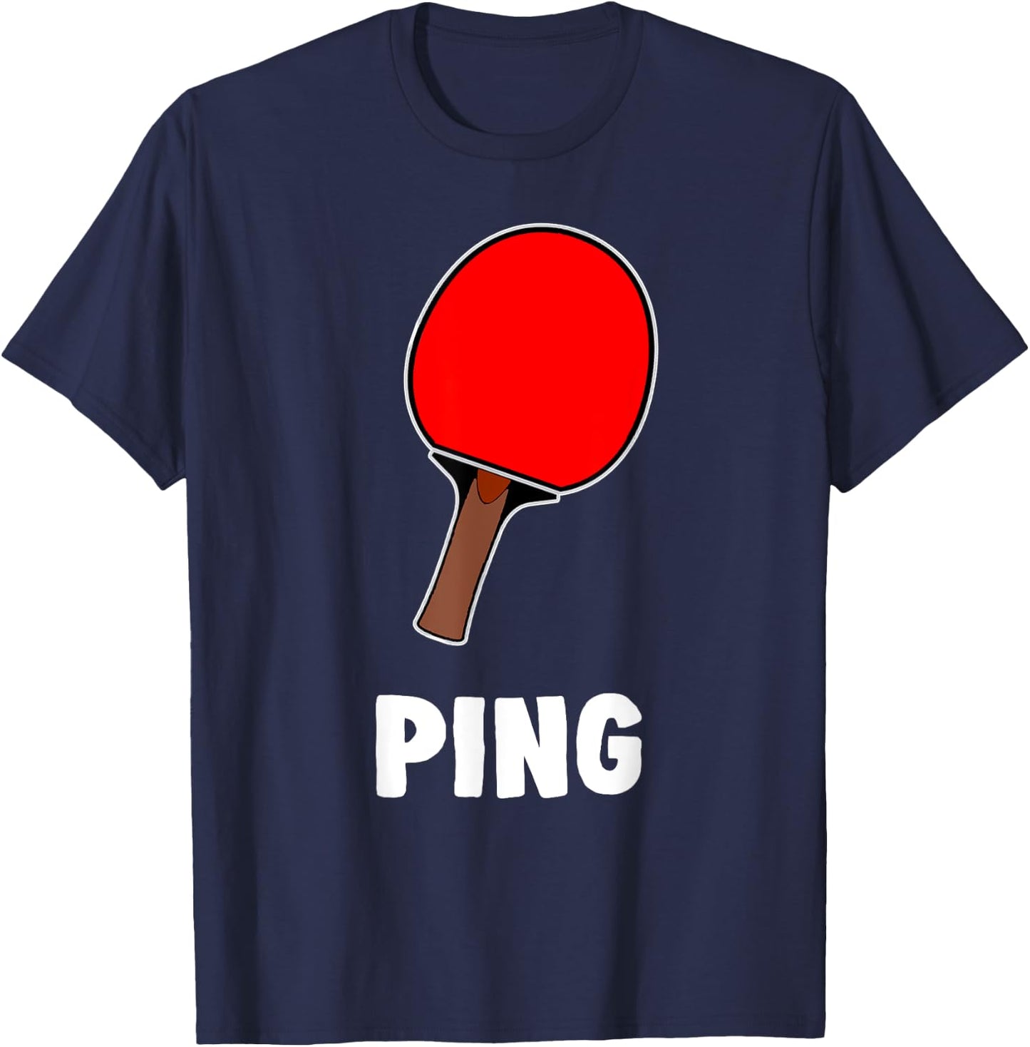 Couple Matching Halloween Costume Ping Table Tennis T-Shirt - T-Shirt | Navy