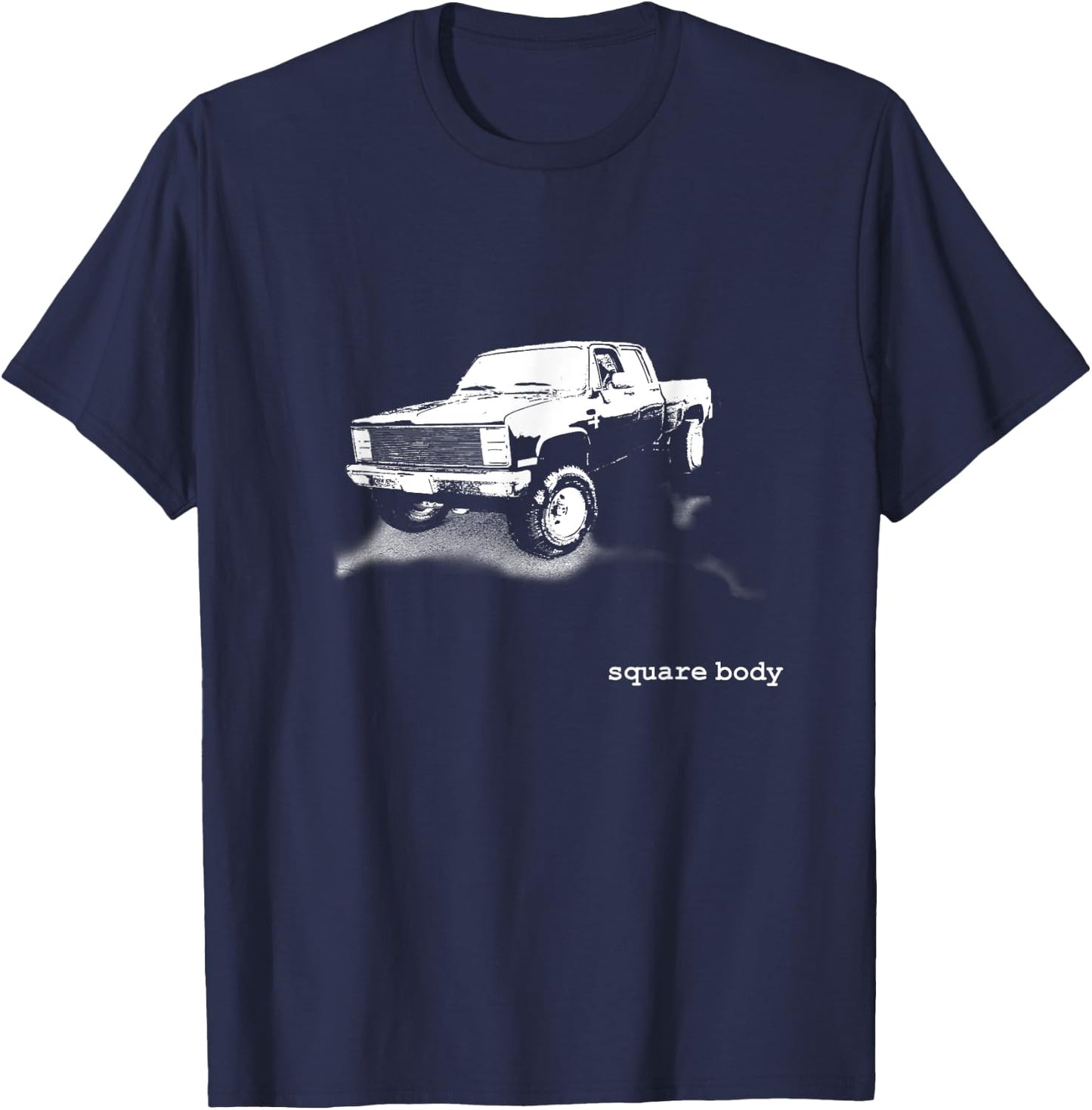 Vintage Square Body Pickup Truck 1973-87 Shirt T-Shirt - T-Shirt | Navy