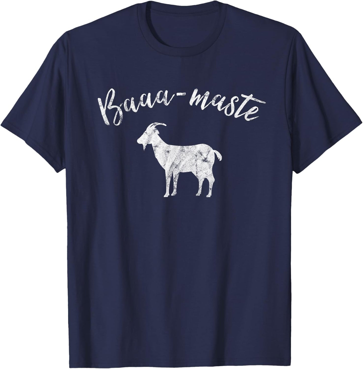 Baaa-Maste Goat Yoga T Shirt T-Shirt - T-Shirt | Navy