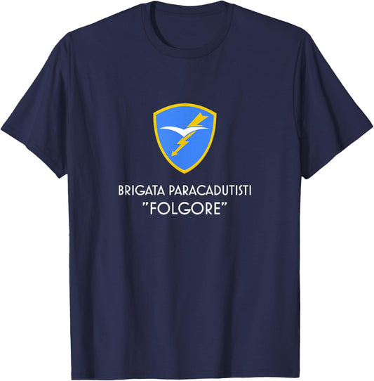 Italian paratroops Folgore airborne european color T-Shirt - T-Shirt | Navy