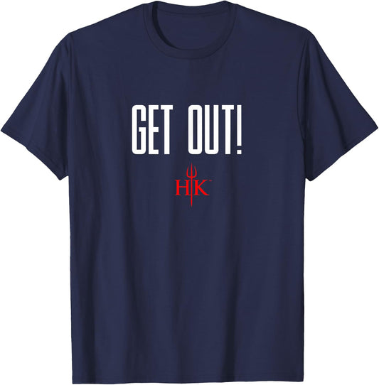 Official Hell's Kitchen Get Out! T-Shirt - T-Shirt | Navy