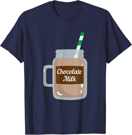 Chocolate Milk Cute Dairy Lovers Funny Gift T-Shirt - T-Shirt | Navy