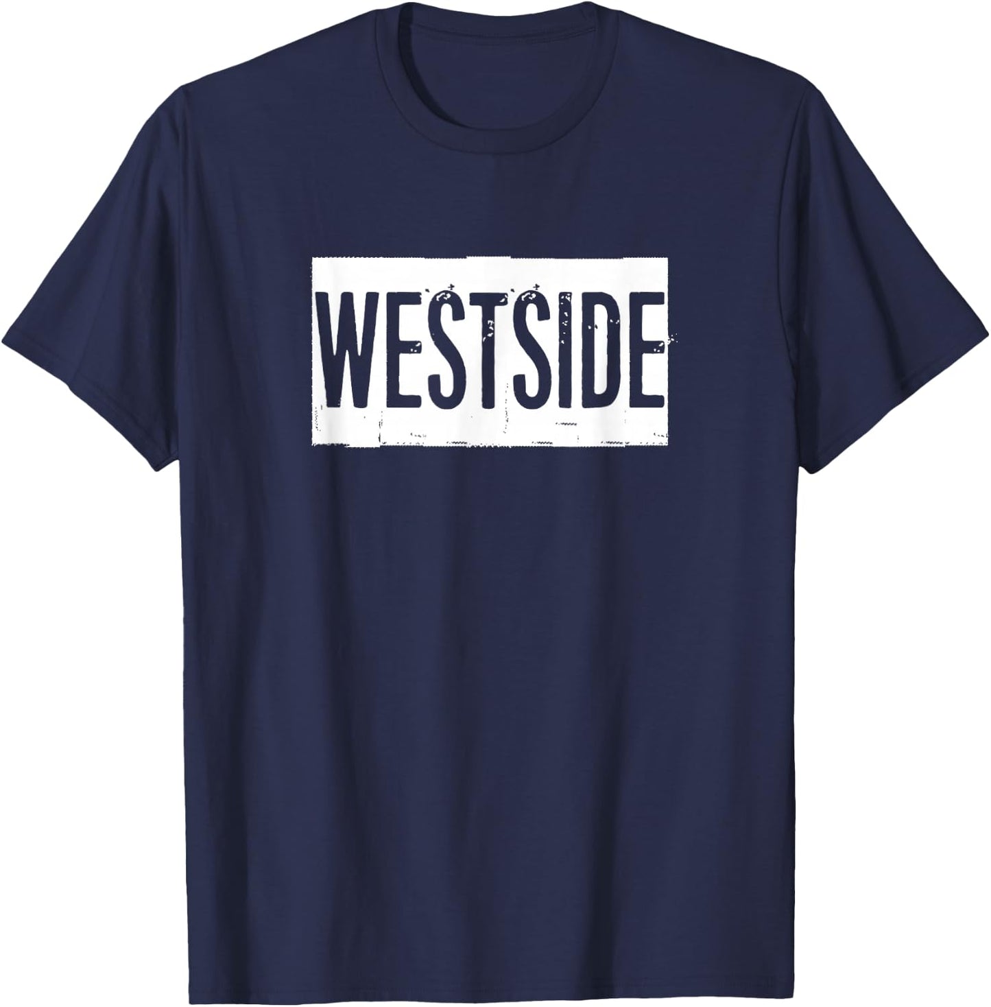 Westside Distressed , Women, or Children T-Shirt - T-Shirt | Navy