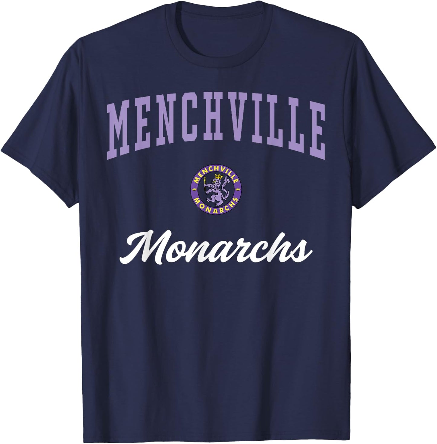 Menchville High School Monarchs C3 T-Shirt - T-Shirt | Navy