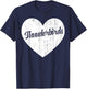Thunderbirds School Sports Fan Team Spirit Mascot Heart Gift T-Shirt - T-Shirt | Navy