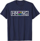 Hmong Clover Heart Symbol Graphic T-Shirt - T-Shirt | Navy