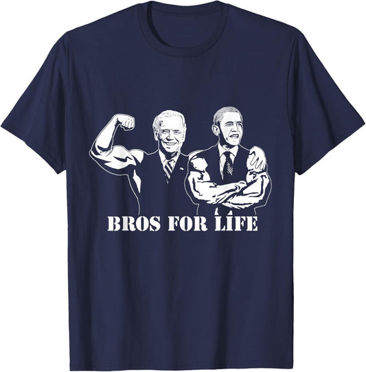 Obama and Biden Funny Fitness Shirt T-Shirt - T-Shirt | Navy
