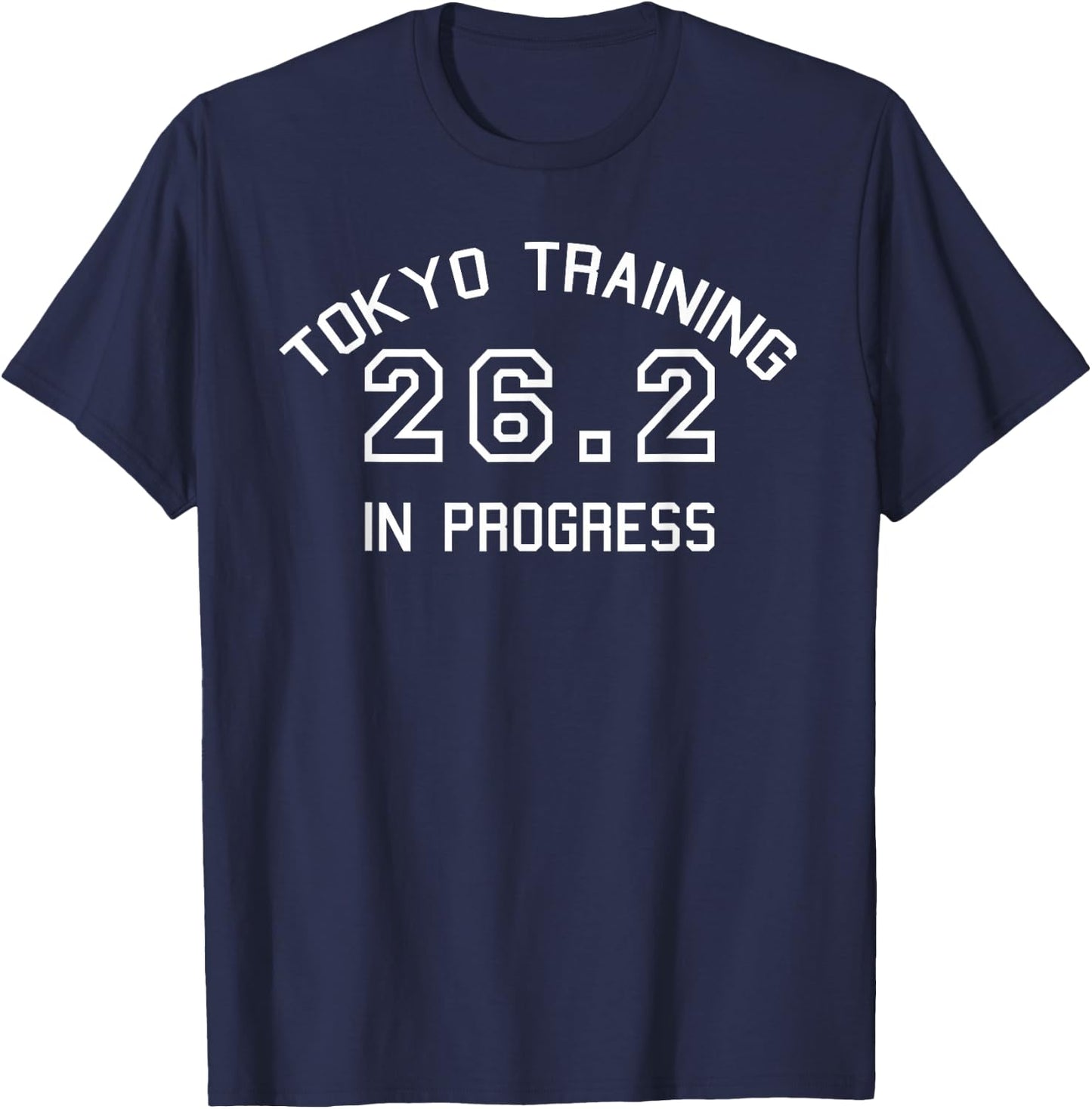 Tokyo 26.2 Marathon Training Shirt T-Shirt - T-Shirt | Navy