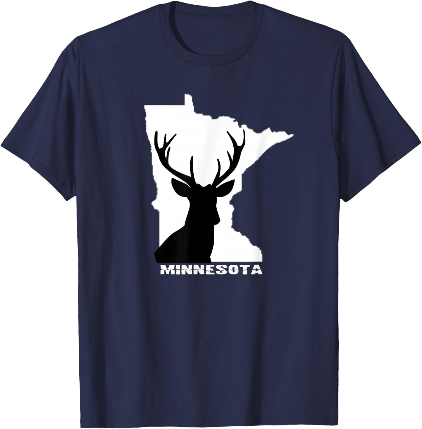 Minnesota Deer Hunting Gear Big Buck Hunt T-Shirt - T-Shirt | Navy