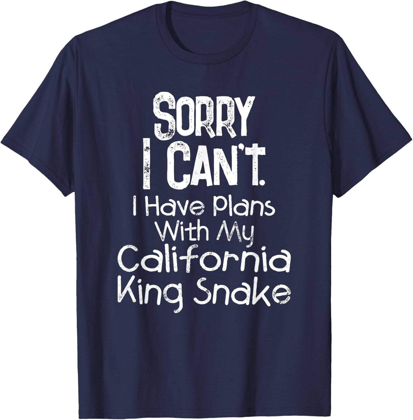 California King Snake Shirt Vintage Pet Snake Lover T-Shirt - T-Shirt | Navy