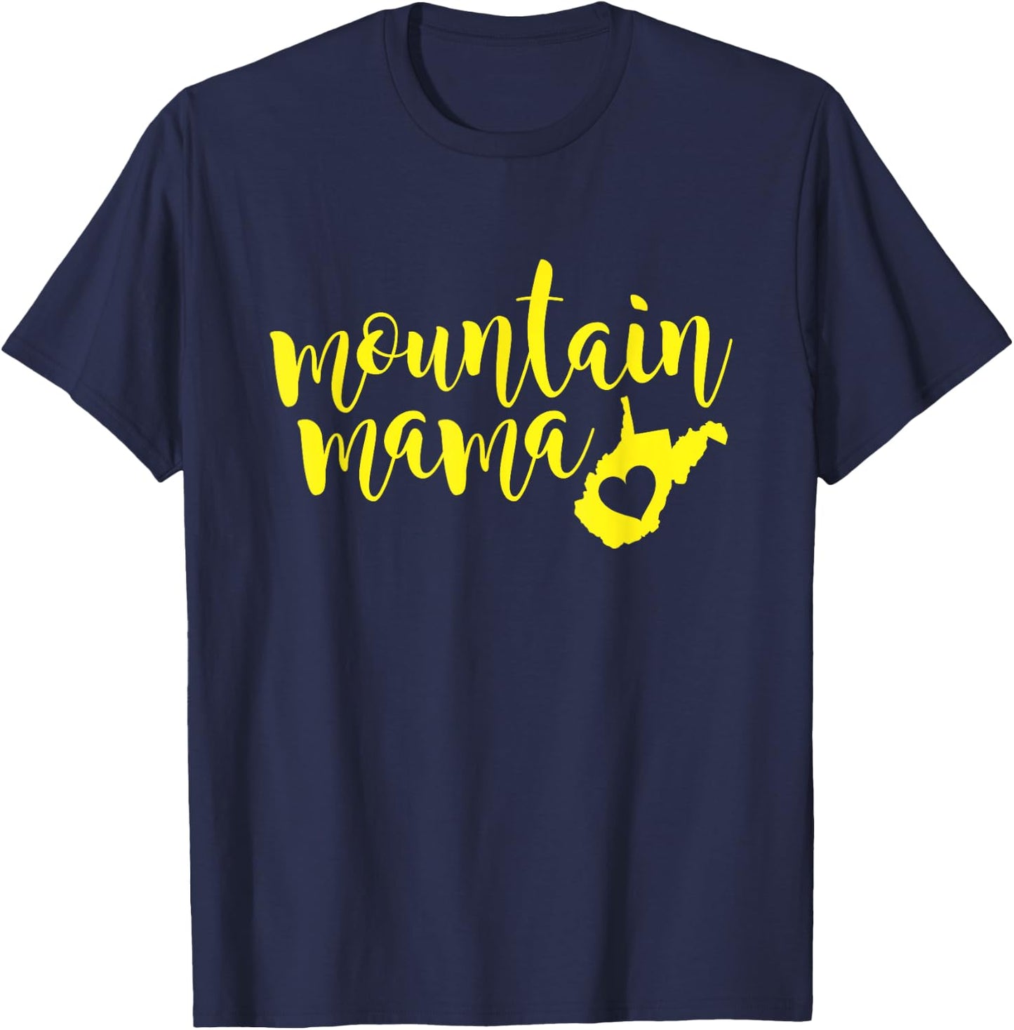 WV Mountain Mama T-Shirt - T-Shirt | Navy