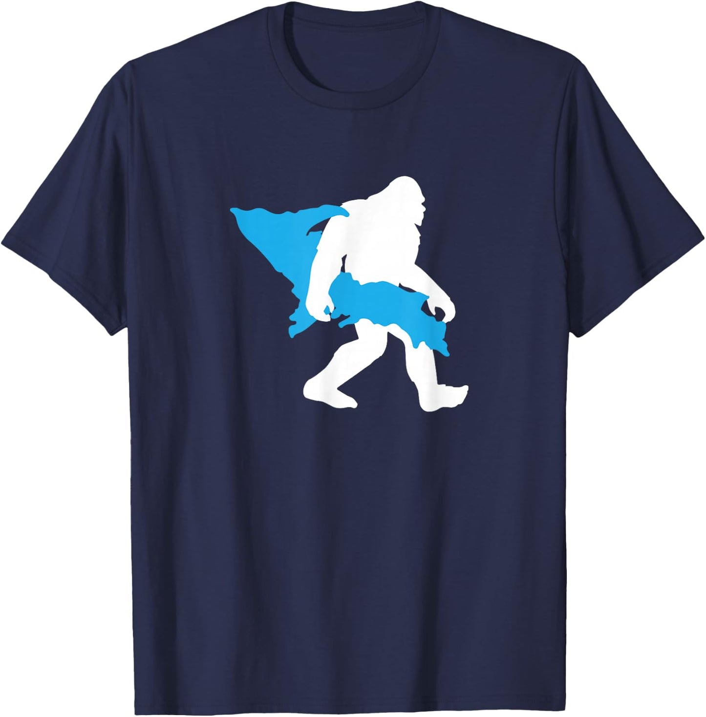 Bigfoot Upper Peninsula funny Sasquatch UP MI T-Shirt - T-Shirt | Navy