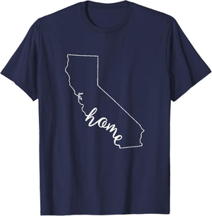 California Native Home Love T-Shirt - T-Shirt | Navy