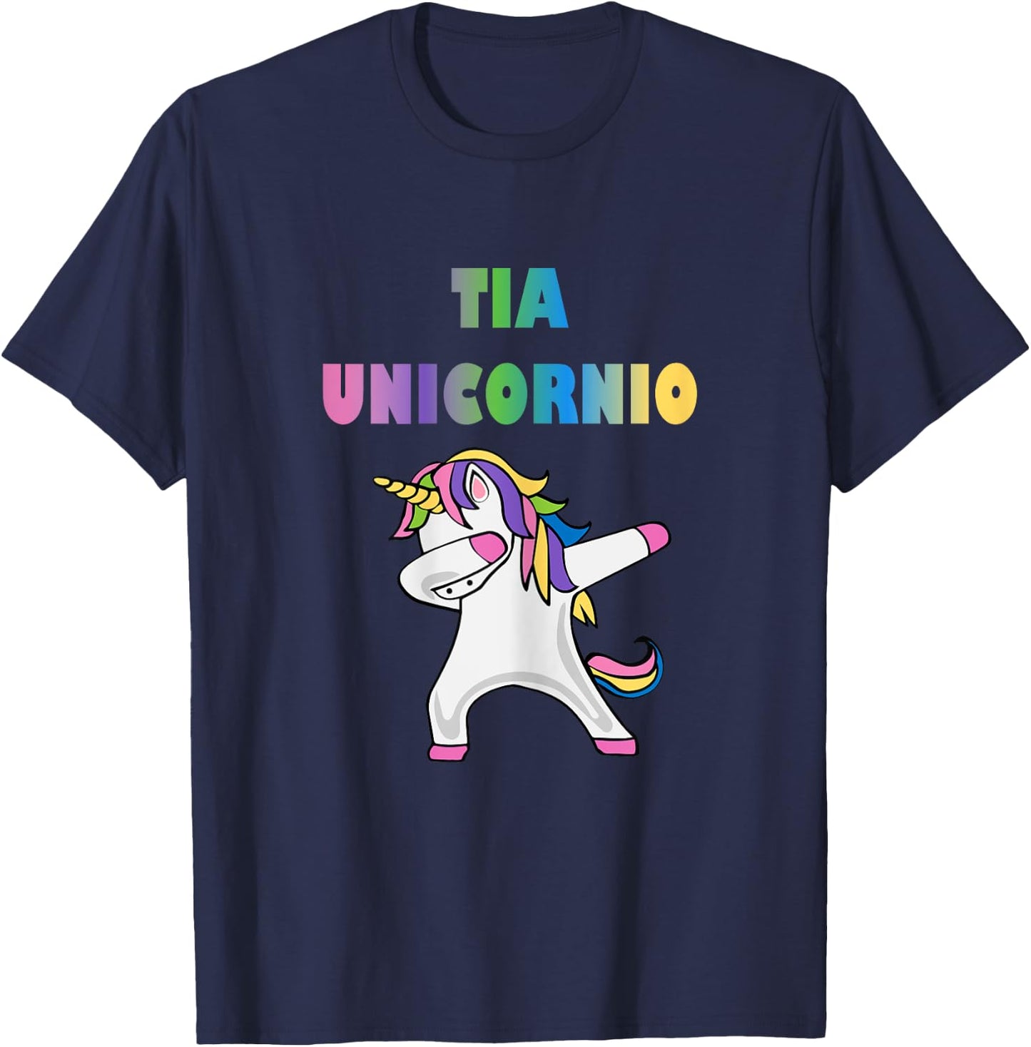 Playeras de Unicornio para Familia - Tia Unicornio T-Shirt - T-Shirt | Navy