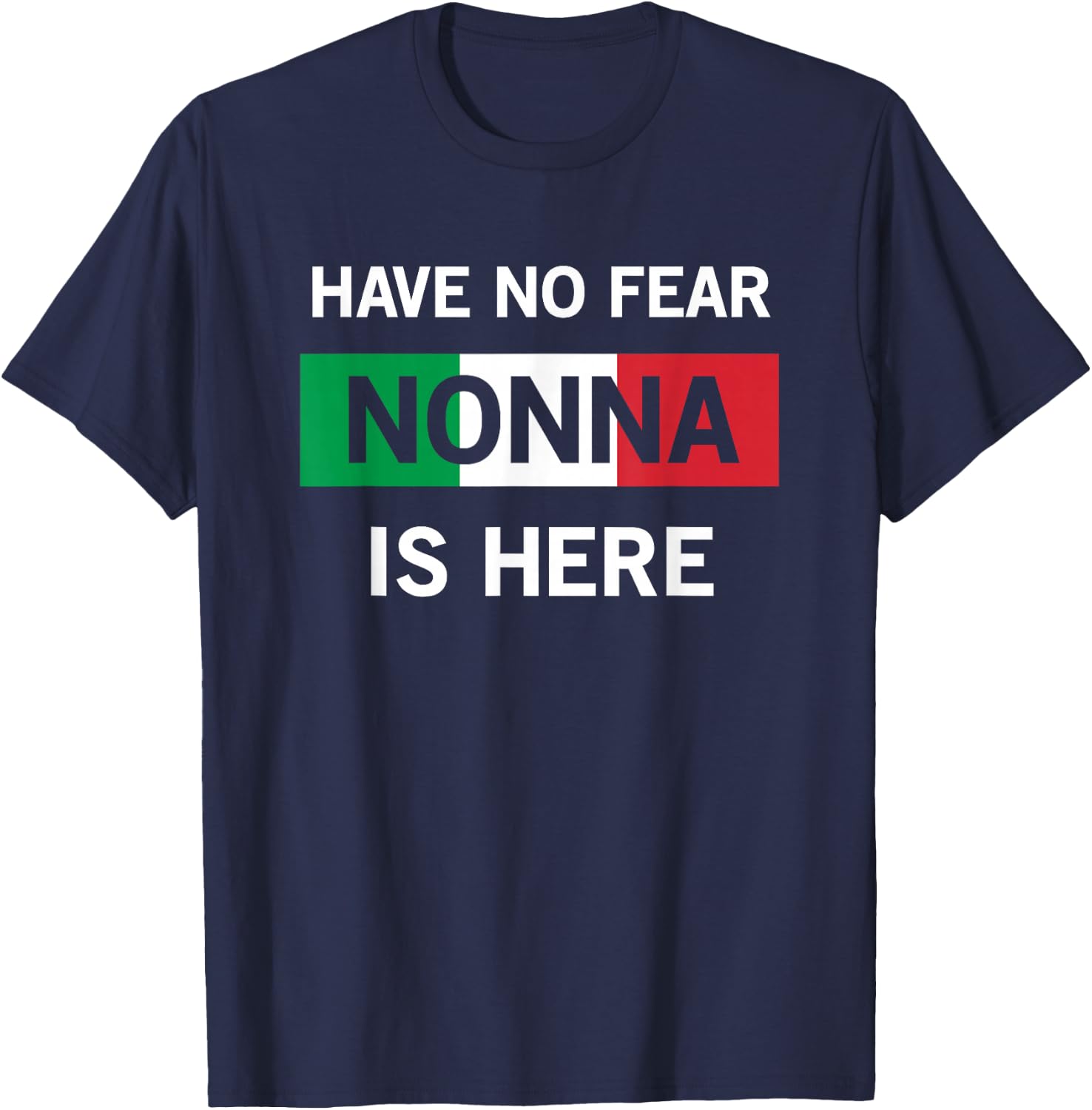 Nonna Italian Grandmother Gift T-Shirt - T-Shirt | Navy