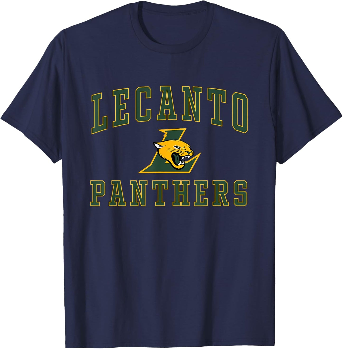 Lecanto High School Panthers C1 T-Shirt - T-Shirt | Navy