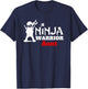 Ninja Warrior Aunt Fun Family Apparel Gift T-Shirt - T-Shirt | Navy