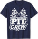 Pit Crew Raing Shirt, Racing , Race Car T-Shirt - T-Shirt | Navy