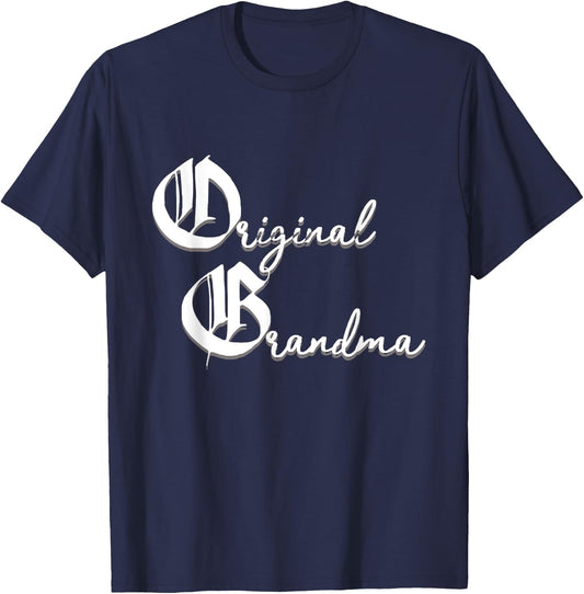 OG Grandma Funny T-Shirt - T-Shirt | Navy