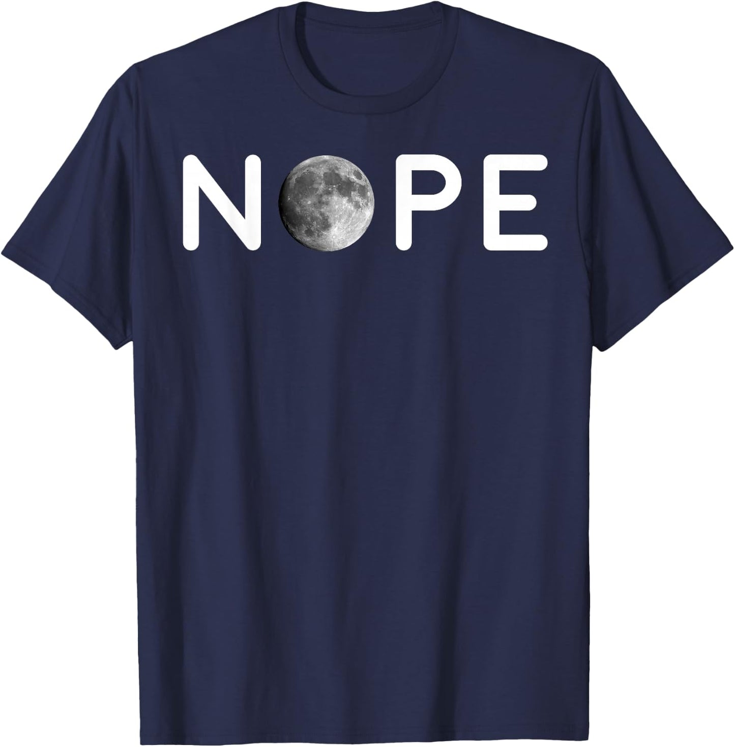 Fake Moon Landing Space Conspiracy Hoax Funny Gift T-Shirt - T-Shirt | Navy