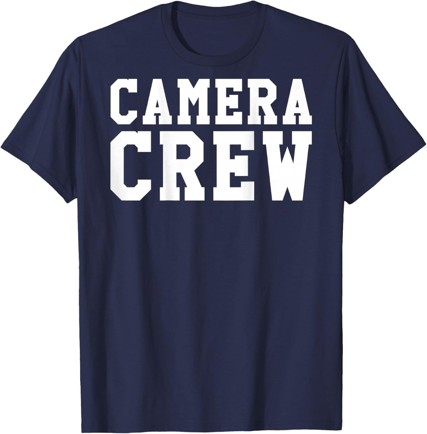 BACK ONLY Camera Crew TV Film Production Shirt T-Shirt - T-Shirt | Navy