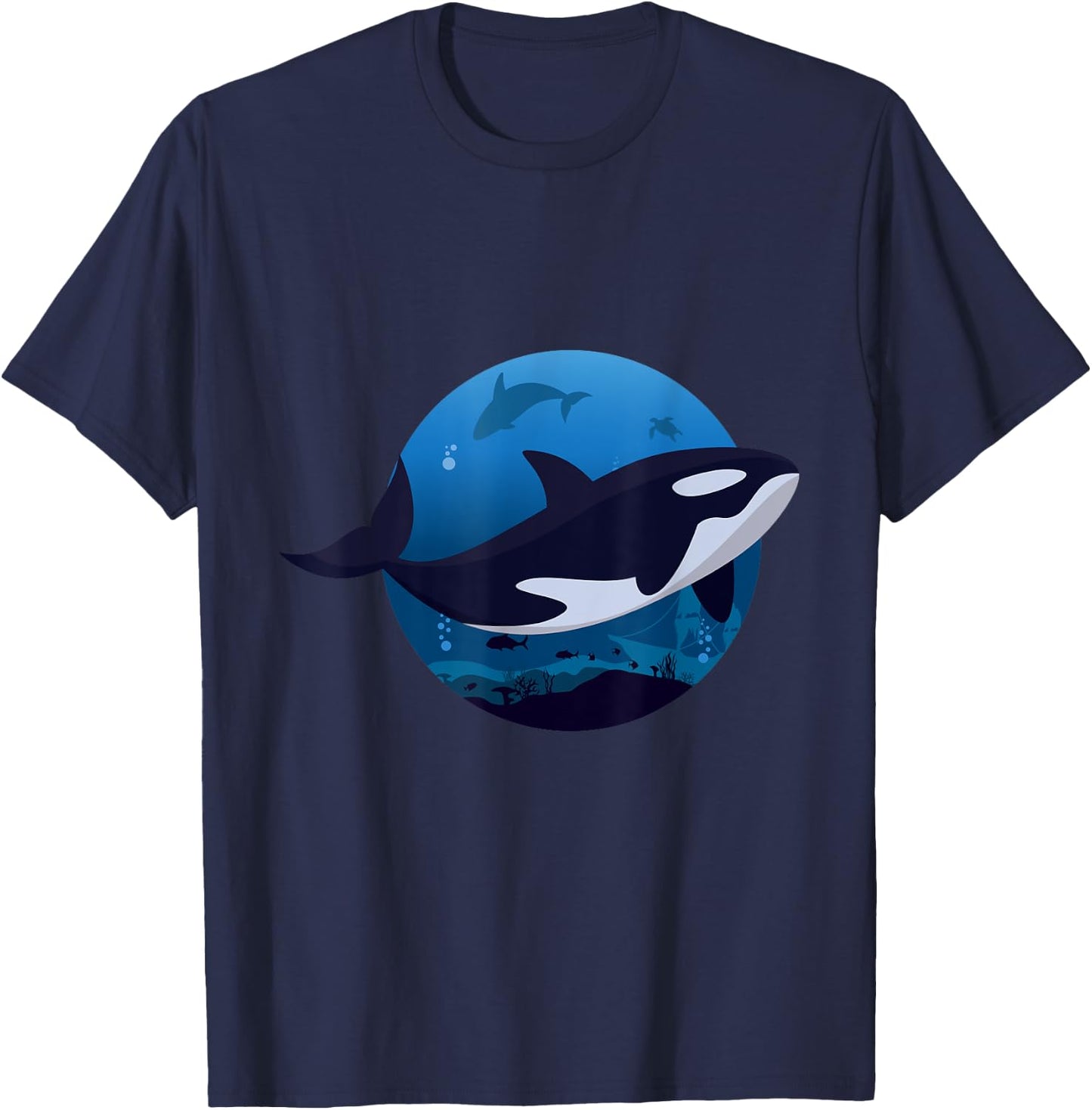 killer whale Design for a killer whale enthusiast T-Shirt - T-Shirt | Navy